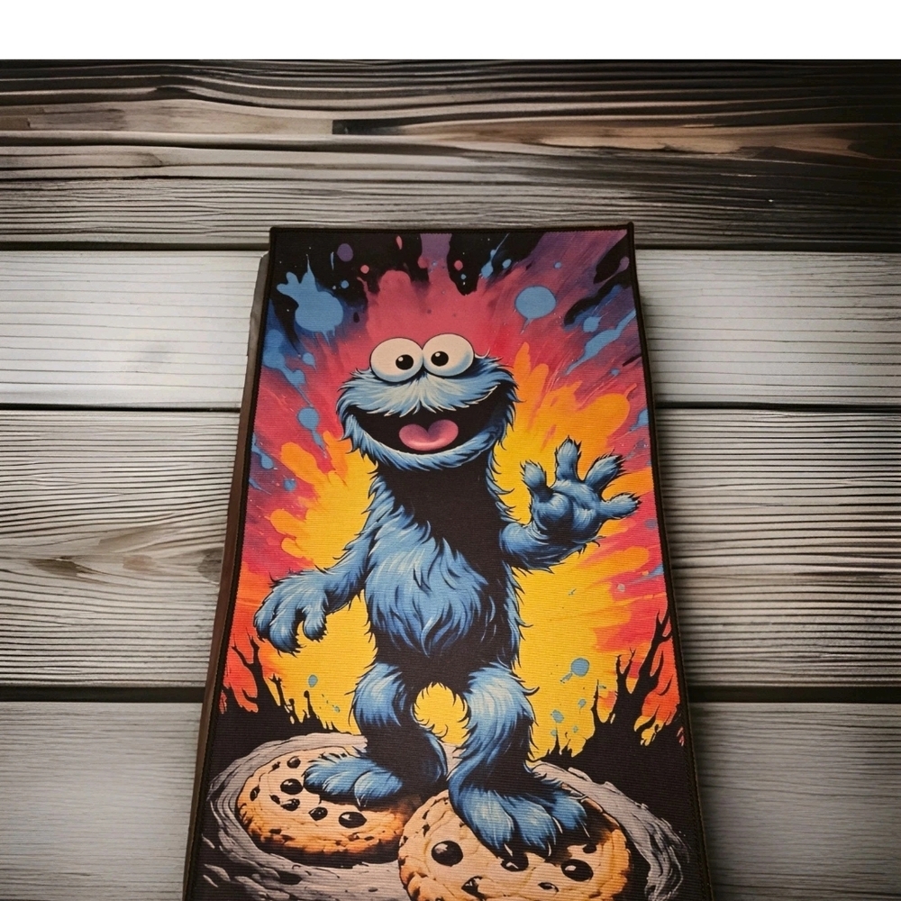 Cookie Monster Custom Rug - Picture 4 of 7